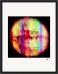 Chromatic Kiss Framed print 27x35 cm / 11x14″ Black frame 61