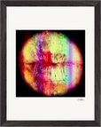 Chromatic Kiss Framed print 27x35 cm / 11x14″ Black frame 47