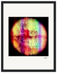 Chromatic Kiss Framed print 27x35 cm / 11x14″ Black frame 61