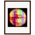 Chromatic Kiss Framed print 27x35 cm / 11x14″ Dark wood frame 43