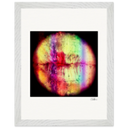 Chromatic Kiss Framed print 27x35 cm / 11x14″ White frame 11