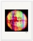 Chromatic Kiss Framed print 27x35 cm / 11x14″ White frame 10