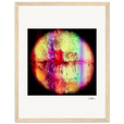 Chromatic Kiss Framed print 27x35 cm / 11x14″ Wood frame 26