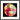 Chromatic Kiss Framed print 30x30 cm / 12x12″ Black frame 58