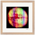 Chromatic Kiss Framed print 30x30 cm / 12x12″ Wood frame 32