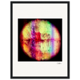Chromatic Kiss Framed print 30x40 cm / 12x16″ Black frame 55