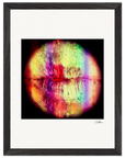 Chromatic Kiss Framed print 30x40 cm / 12x16″ Black frame 37