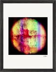 Chromatic Kiss Framed print 30x40 cm / 12x16″ Black frame 37