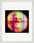 Chromatic Kiss Framed print 30x40 cm / 12x16″ White frame 8