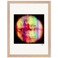 Chromatic Kiss Framed print 30x40 cm / 12x16″ Wood frame 30