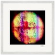 Chromatic Kiss Framed print 40x40 cm / 16x16″ White frame 7