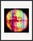 Chromatic Kiss Framed print 40x50 cm / 16x20″ Black frame 53