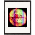 Chromatic Kiss Framed print 40x50 cm / 16x20″ Black frame 39
