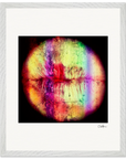 Chromatic Kiss Framed print 40x50 cm / 16x20″ White frame 17