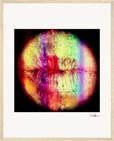 Chromatic Kiss Framed print 40x50 cm / 16x20″ Wood frame 22