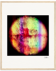 Chromatic Kiss Framed print 40x50 cm / 16x20″ Wood frame 22
