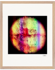 Chromatic Kiss Framed print 40x50 cm / 16x20″ Wood frame 28