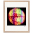 Chromatic Kiss Framed print 40x50 cm / 16x20″ Wood frame 28