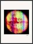Chromatic Kiss Framed print 45x60 cm / 18x24″ Black frame 51