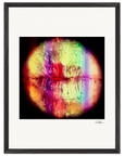 Chromatic Kiss Framed print 45x60 cm / 18x24″ Black frame 49