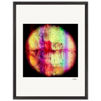 Chromatic Kiss Framed print 45x60 cm / 18x24″ Black frame 49