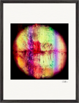 Chromatic Kiss Framed print 45x60 cm / 18x24″ Black frame 49
