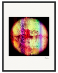 Chromatic Kiss Framed print 45x60 cm / 18x24″ Black frame 51