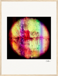 Chromatic Kiss Framed print 45x60 cm / 18x24″ Wood frame 27
