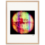 Chromatic Kiss Framed print 45x60 cm / 18x24″ Wood frame 25