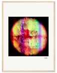 Chromatic Kiss Framed print 45x60 cm / 18x24″ Wood frame 27