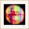 Chromatic Kiss Framed print 50x50 cm / 20x20″ Wood frame 31