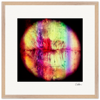Chromatic Kiss Framed print 50x50 cm / 20x20″ Wood frame 27