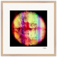Chromatic Kiss Framed print 50x50 cm / 20x20″ Wood frame 27