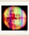Chromatic Kiss Framed print 50x50 cm / 20x20″ Wood frame 31