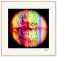 Chromatic Kiss Framed print 50x50 cm / 20x20″ Wood frame 31