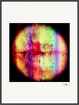 Chromatic Kiss Framed print 60x80 cm / 24x32″ Black frame 50