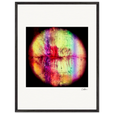 Chromatic Kiss Framed print 60x80 cm / 24x32″ Black frame 48