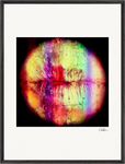 Chromatic Kiss Framed print 60x80 cm / 24x32″ Black frame 48
