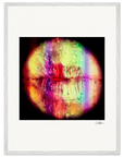 Chromatic Kiss Framed print 60x80 cm / 24x32″ White frame 14