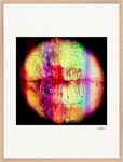 Chromatic Kiss Framed print 60x80 cm / 24x32″ Wood frame 21