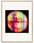Chromatic Kiss Framed print 60x80 cm / 24x32″ Wood frame 21