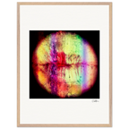 Chromatic Kiss Framed print 60x80 cm / 24x32″ Wood frame 21