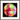 Chromatic Kiss Framed print 70x70 cm / 28x28″ Black frame 46