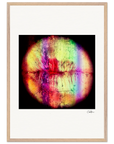 Chromatic Kiss Framed print A1 (59.4 x 84.1 cm) Wood frame 23
