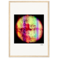 Chromatic Kiss Framed print A3 (29.7 x 42 cm) Wood frame 28