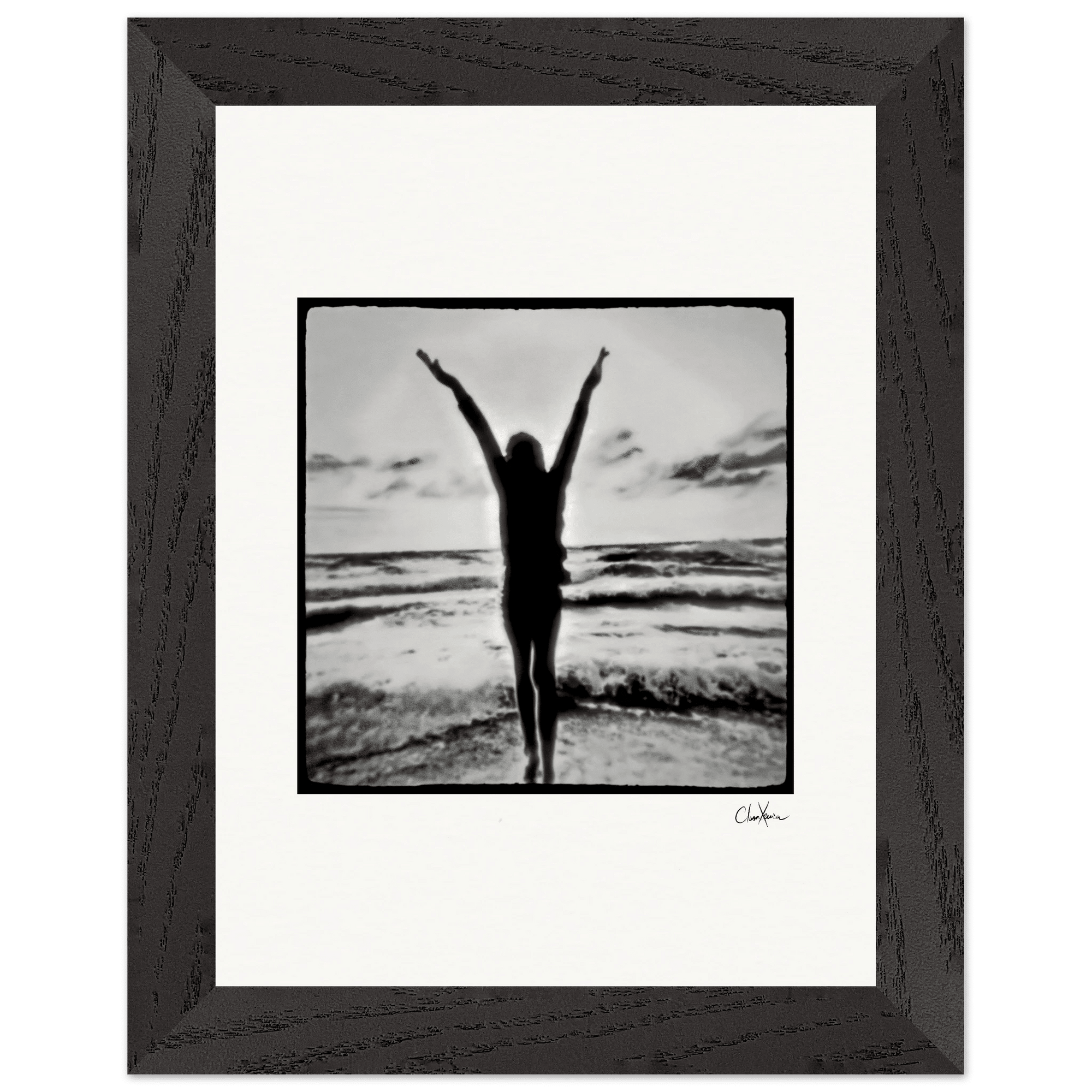 Circle of Life Framed print 15x20 cm / 6x8″ Black frame 32