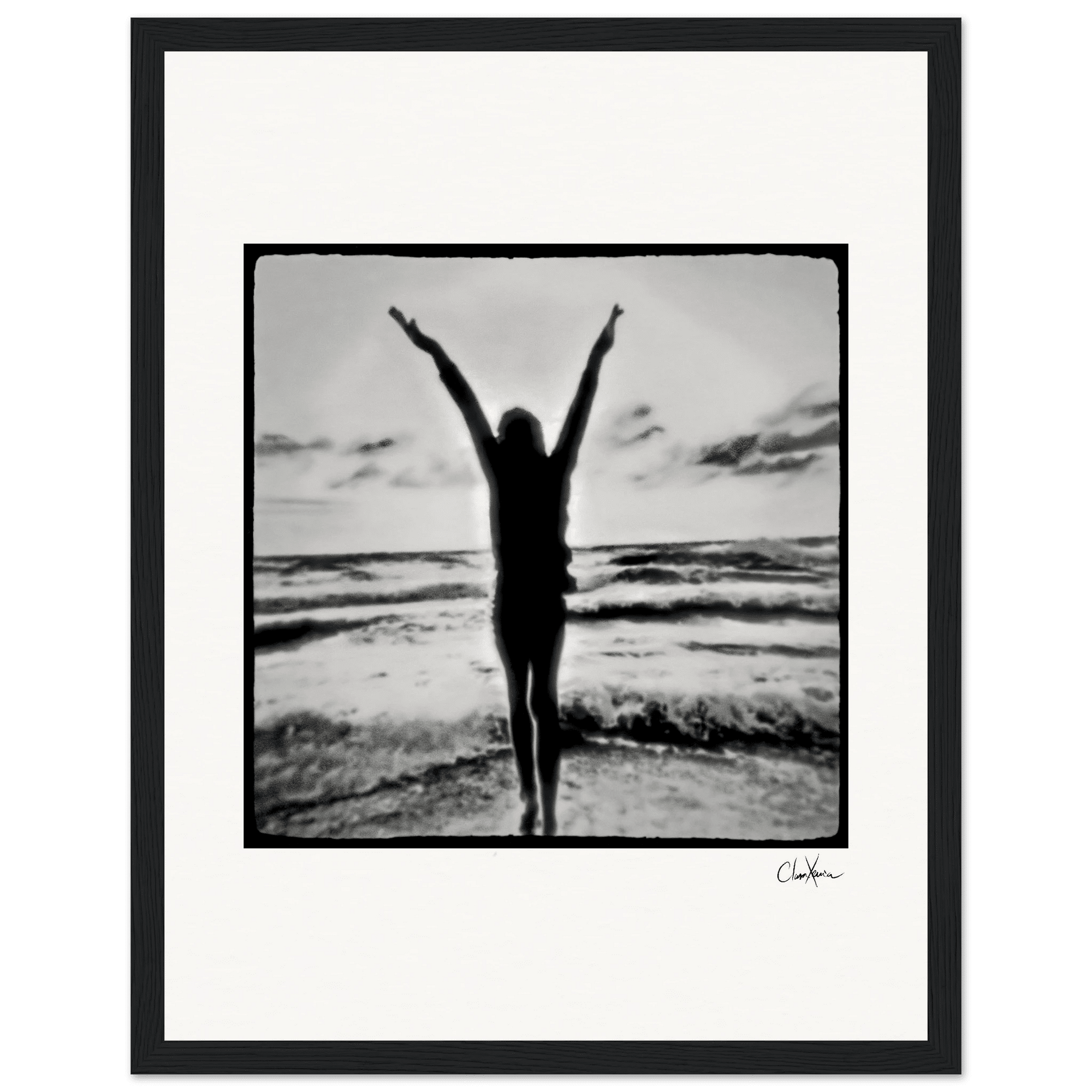 Circle of Life Framed print 27x35 cm / 11x14″ Black frame 45