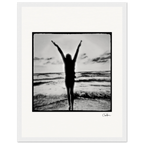 Circle of Life Framed print 27x35 cm / 11x14″ White frame 8