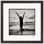Circle of Life Framed print 30x30 cm / 12x12″ Black frame 36