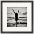 Circle of Life Framed print 30x30 cm / 12x12″ Black frame 36